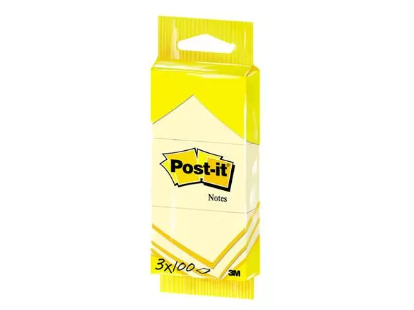 Een Memoblok Post-it Notes 6810 38x51mm canary yellow koop je bij Van Hoye Kantoor BV