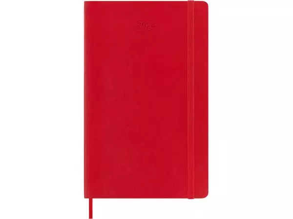 Een Agenda 2024 Moleskine 12M Planner Weekly 7dag/1pagina large 130x210mm soft cover scarlet red koop je bij NiceSupplies.nl