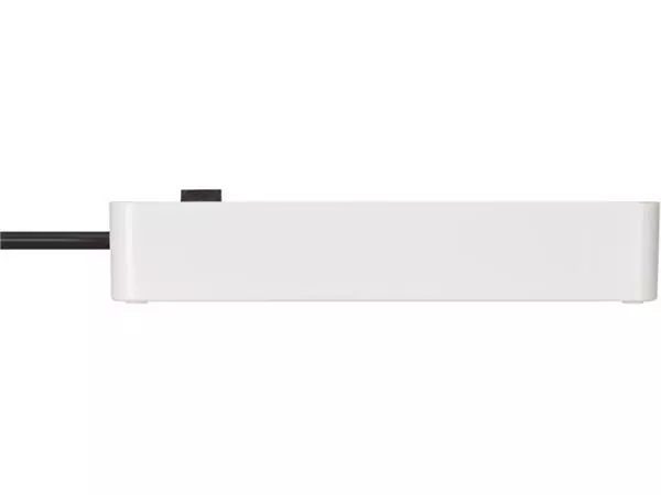 Een Stekkerdoos Brennenstuhl WIFI Connect 3-voudig 1,5m zwart wit koop je bij Kantoorvakhandel van der Heijde