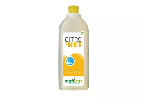 Een Afwasmiddel Greenspeed Citronet 1liter koop je bij KantoorProfi België BV
