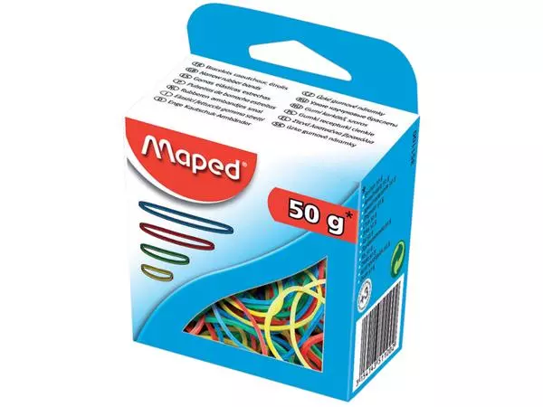 Een Elastiekjes Maped kleur 50gr koop je bij Tonerinktshop