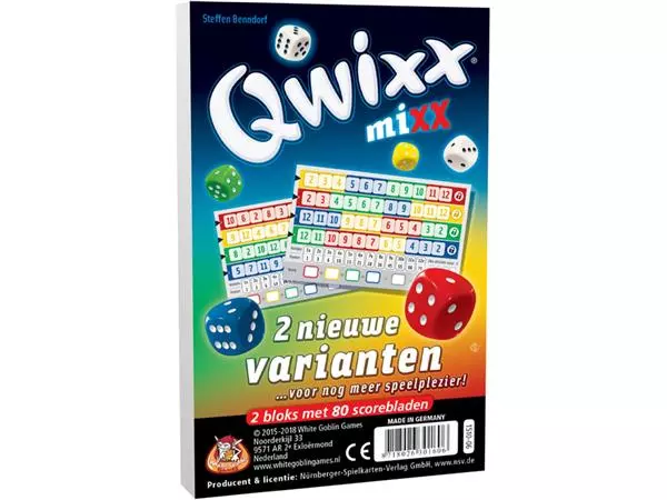Een Qwixx Mixx koop je bij MV Kantoortechniek B.V.
