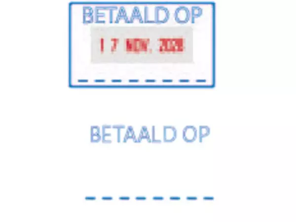 Een Datumstempel Trodat Printy 4750 betaald op koop je bij Unimark Office B.V.