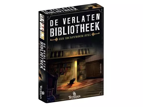 Een Escapespel Verlaten Biblotheek en Woud vol raadsels display à 8 stuks koop je bij Van Leeuwen Boeken- en kantoorartikelen