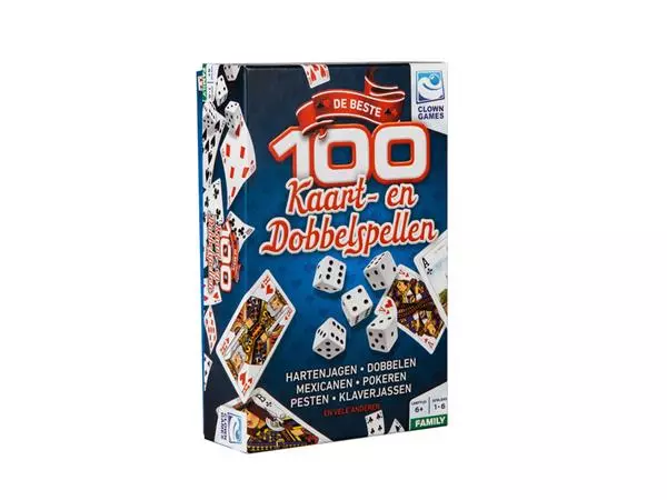 Een Spel Kaarten Dobbel 100 spellen koop je bij Tonerinktshop