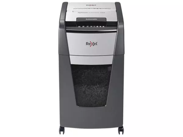 Buy your Paper shredder Rexel Optimum Auto+ 225X P4 shreds 4x26mm at QuickOffice BV