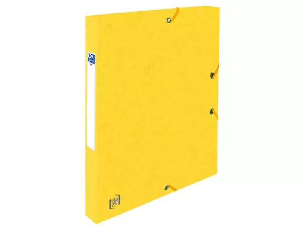 Een Elastobox Oxford Top File+ A4 25mm geel koop je bij MV Kantoortechniek B.V.