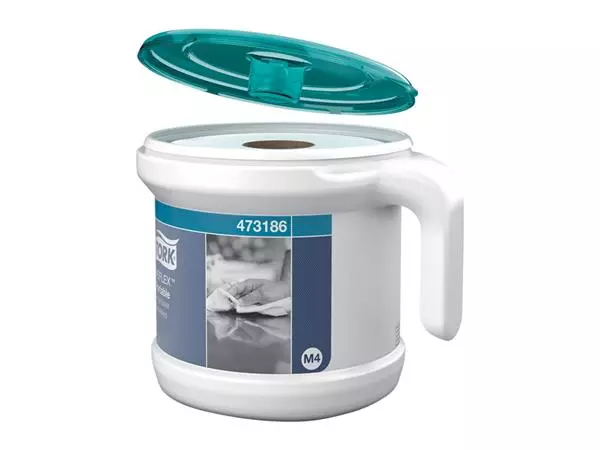 Een Startpakket Tork Reflex™ M4 draagbare dispenser wit/turquoise 473186 koop je bij NiceSupplies.nl