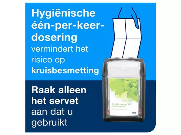 Een SERVETDISPENSER TORK XPRESSNAP FIT N14 ZW 272900 koop je bij Kantoorvakhandel van der Heijde