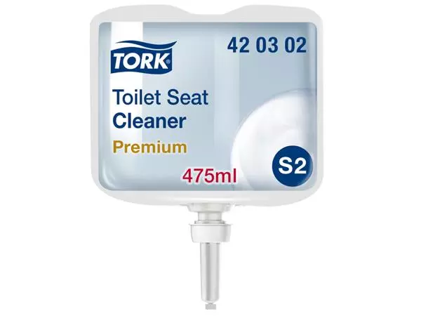 Een Toiletbrilreiniger Tork S2 tbv dispensersystemen premium 475ml 420302 koop je bij Van Leeuwen Boeken- en kantoorartikelen