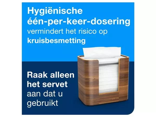 Een Servetdispenser Tork N4 Xpressnap Signature line walnoot 273002 koop je bij Buro De Peuter