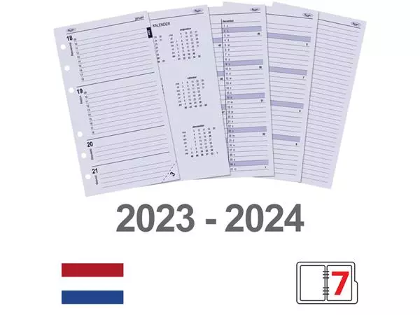Een Agendavulling 2024-2025 Kalpa Personal 7dagen/2pagina's koop je bij Totaal Kantoor Goeree