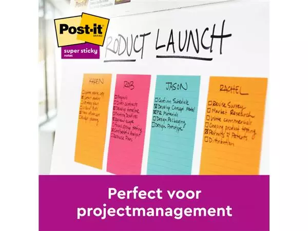 Een MEMOBLOK POST-IT 6445S S 152X101MM ASS 3ST koop je bij Kantoorvakhandel van der Heijde