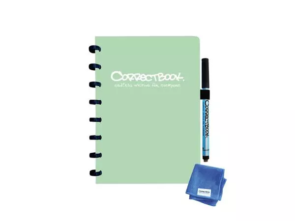 Buy your Notebook Correctbook A5 blank 40 pages misty mint at QuickOffice BV