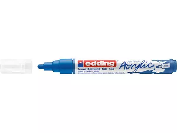 Een Acrylmarker edding e-5100 medium gentiaanblauw koop je bij Unimark Office B.V.