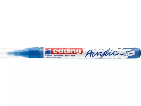 Een Acrylmarker edding e-5300 fijn gentiaanblauw koop je bij KantoorProfi België BV