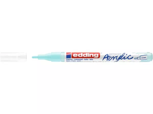 Een ACRYLMARKER EDDING E-5300 F PASTEL BLAUW koop je bij Kantoorvakhandel van der Heijde