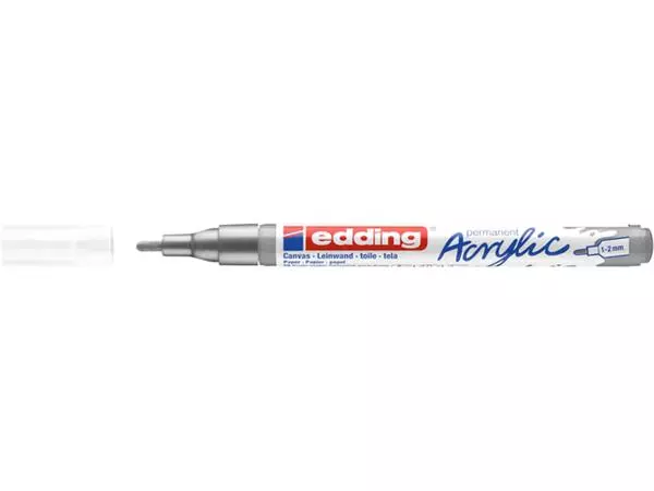 Een Acrylmarker edding e-5300 fijn zilver koop je bij Unimark Office B.V.