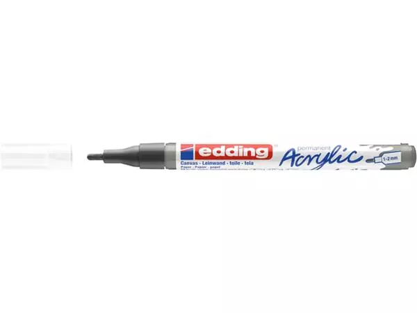 Een Acrylmarker edding e-5300 fijn antraciet koop je bij Buro De Peuter