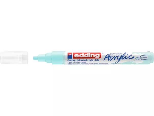 Een ACRYLMARKER EDDING E-5100 M PASTEL BLAUW koop je bij Kantoorvakhandel van der Heijde