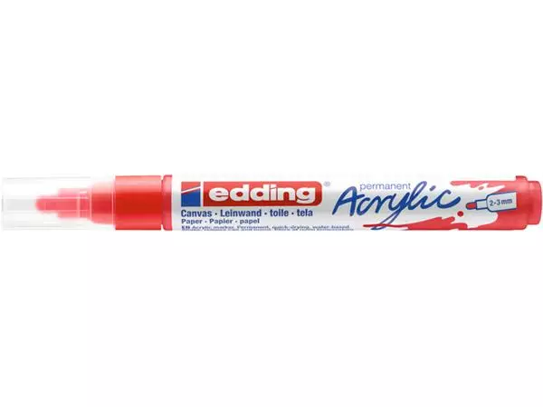 Een Acrylmarker edding e-5100 medium verkeersrood koop je bij Unimark Office B.V.