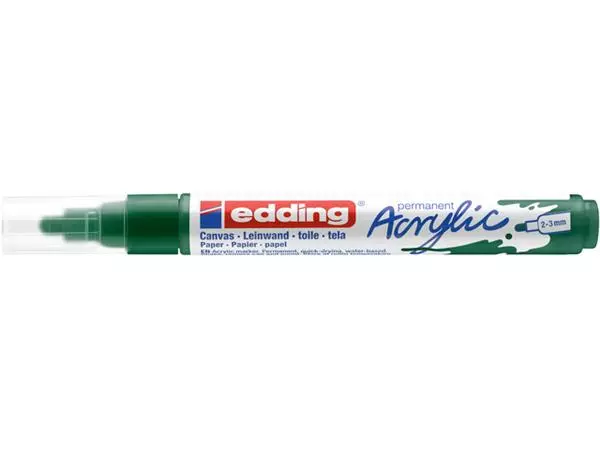 Een ACRYLMARKER EDDING E-5100 M MOSGROEN koop je bij Kantoorvakhandel van der Heijde