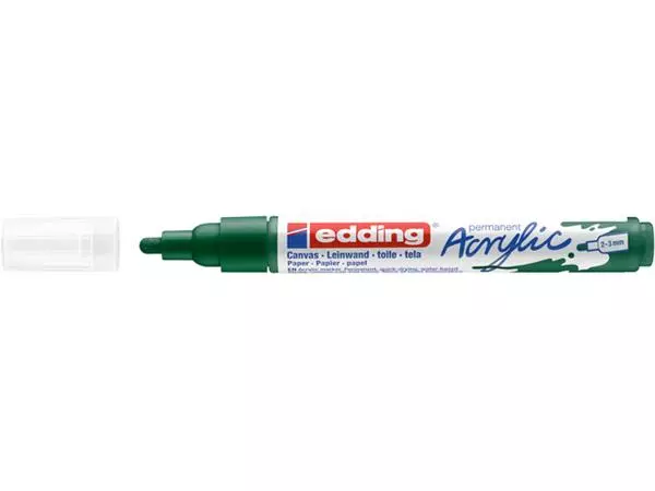 Een Acrylmarker edding e-5100 medium mosgroen koop je bij Unimark Office B.V.