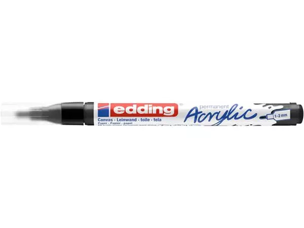 Een Acrylmarker edding e-5300 fijn zwart koop je bij Unimark Office B.V.