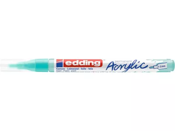 Een Acrylmarker edding e-5300 fijn opulent turquois koop je bij Buro De Peuter