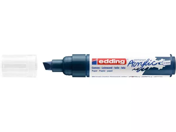 Een Acrylmarker edding e-5000 breed elegant nachtblauw koop je bij Unimark Office B.V.