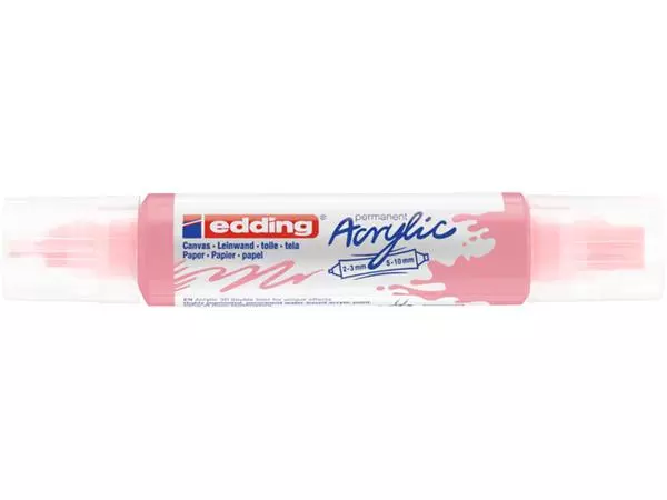 Een Acrylmarker edding e-5400 3D double liner stijlvol mauve koop je bij Unimark Office B.V.