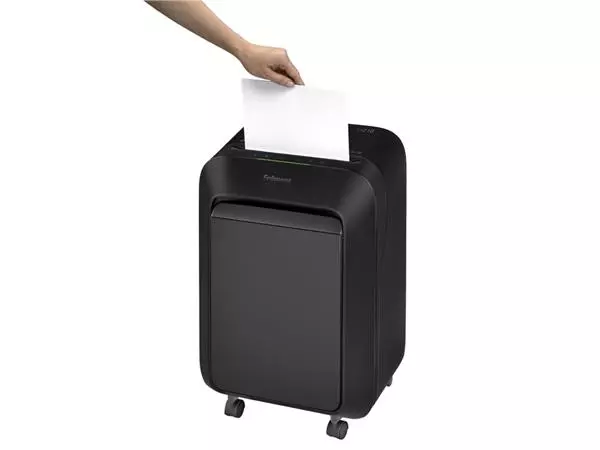 Een Papiervernietiger Fellowes Powershred LX210 snippers 4x12mm zwart koop je bij Buro De Peuter