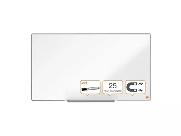 Een Whiteboard Nobo Impression Pro Widescreen 50x89cm emaille koop je bij MV Kantoortechniek B.V.