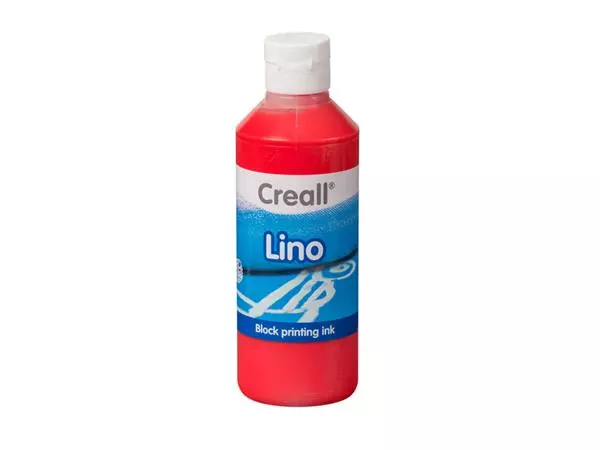 Een Linoleumverf Creall Lino lichtrood 250ml koop je bij Unimark Office B.V.