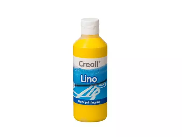 Een Linoleumverf Creall Lino geel 250ml koop je bij Buro De Peuter