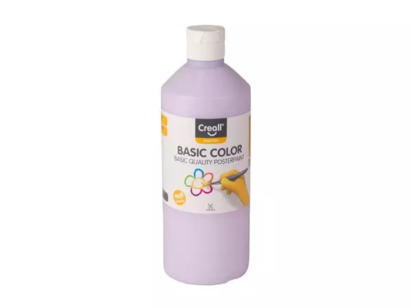 Een Plakkaatverf Creall basic pastel violet 500ml koop je bij The Cartridge Company