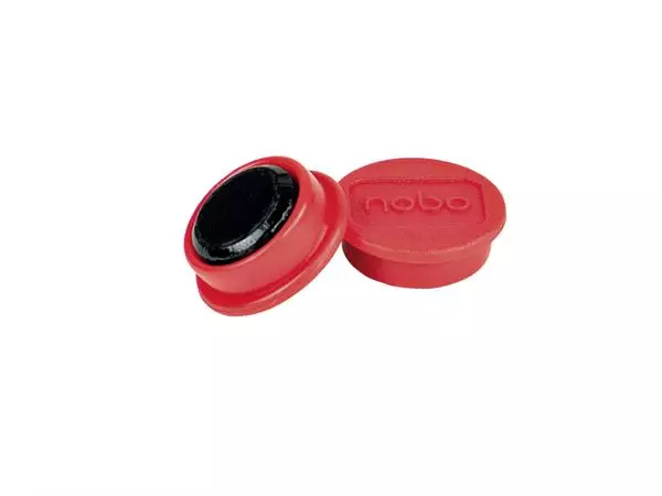 Een MAGNEET NOBO 24MM 600GR ROOD koop je bij Kantoorvakhandel van der Heijde