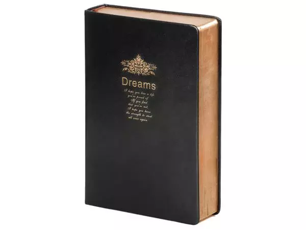 Een Notitieboek Kalpa Dreams 214x145x40mm blanco zwart koop je bij Van Leeuwen Boeken- en kantoorartikelen