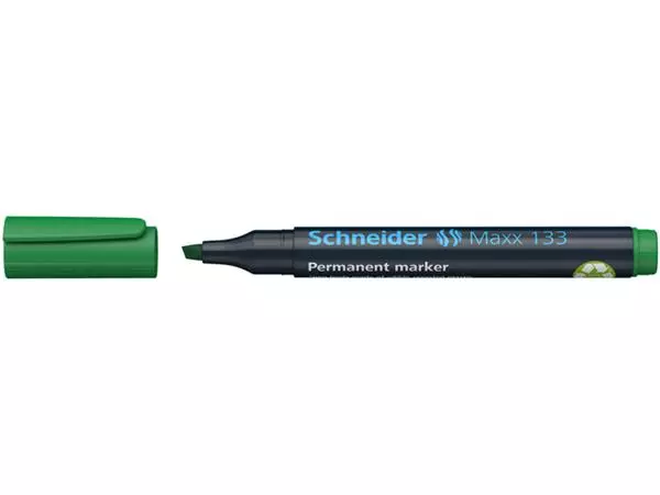 Een Viltstift Schneider Maxx 133 beitel 1-4mm groen koop je bij KantoorProfi België BV