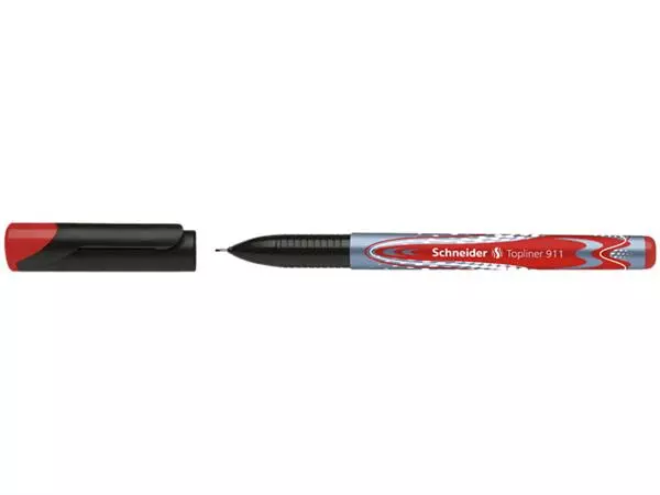 Een Fineliner Schneider Topliner 911 0.4mm rood koop je bij NiceSupplies.nl