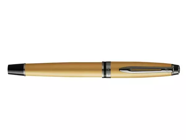 Een Vulpen Waterman Expert metallic gold lacquer RT fijn koop je bij NiceSupplies.nl