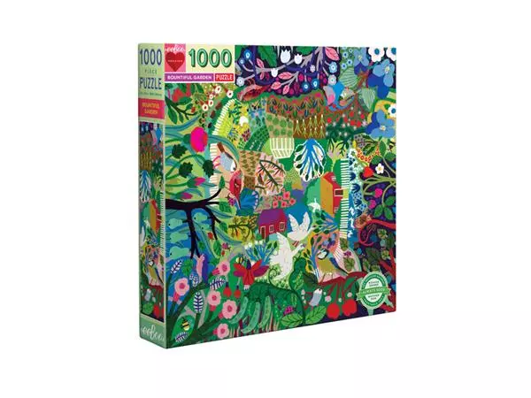 Puzzel Eeboo Bountiful Garden 1000 stuks