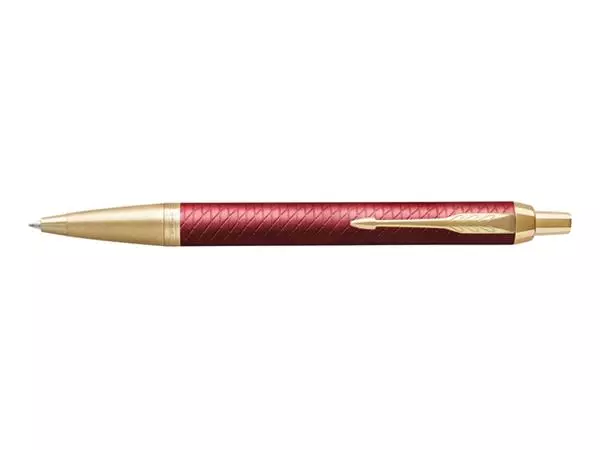 Een Balpen Parker IM Premium deep red medium blister à 1 stuk koop je bij Kantoorvakhandel van der Heijde