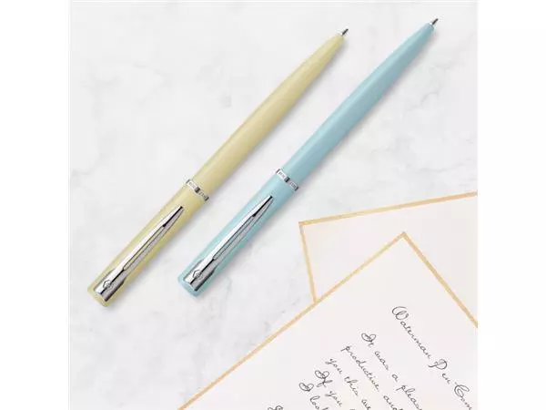 Een Balpen Waterman Allure pastel blue CT medium koop je bij NiceSupplies.nl