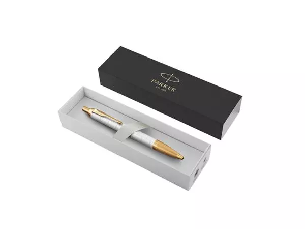 Een Balpen Parker IM Premium pearl GT medium koop je bij NiceSupplies.nl