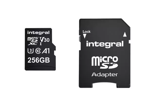 Een Geheugenkaart Integral microSDXC 256GB koop je bij Ziffo Kantoorcentrum BV