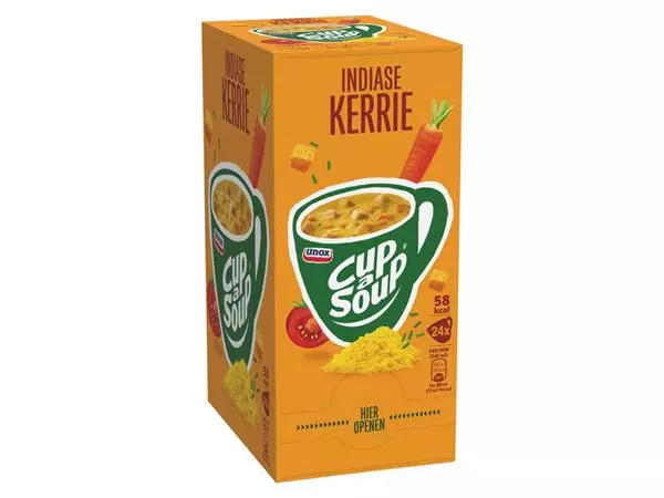 Een Cup-a-Soup Unox Indiase kerrie 24x140ml koop je bij Unimark Office B.V.