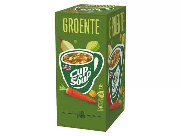 Een Cup-a-Soup Unox groente 24x140ml koop je bij Unimark Office B.V.