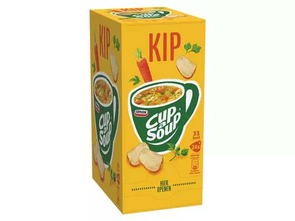 Een CUP-A-SOUP UNOX KIP 140ML koop je bij Kantoorvakhandel van der Heijde