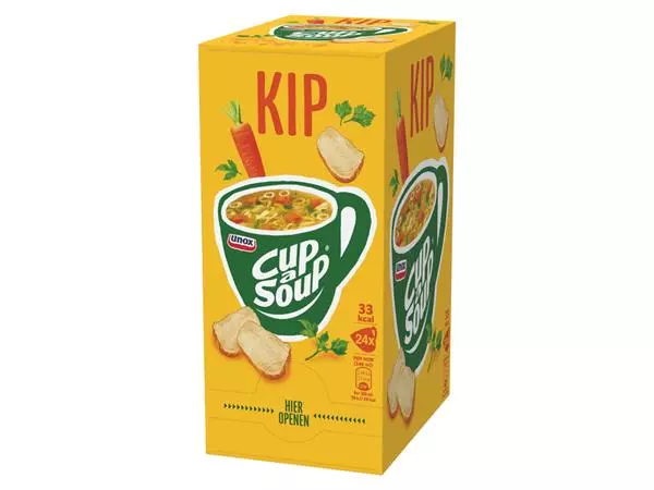 Een Cup-a-Soup Unox kip 24x140ml koop je bij Unimark Office B.V.